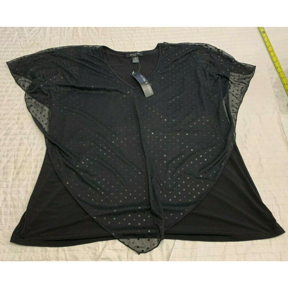 NWT ADELE MAY WOMENS SHIRT BLOUSE SIZE 2X